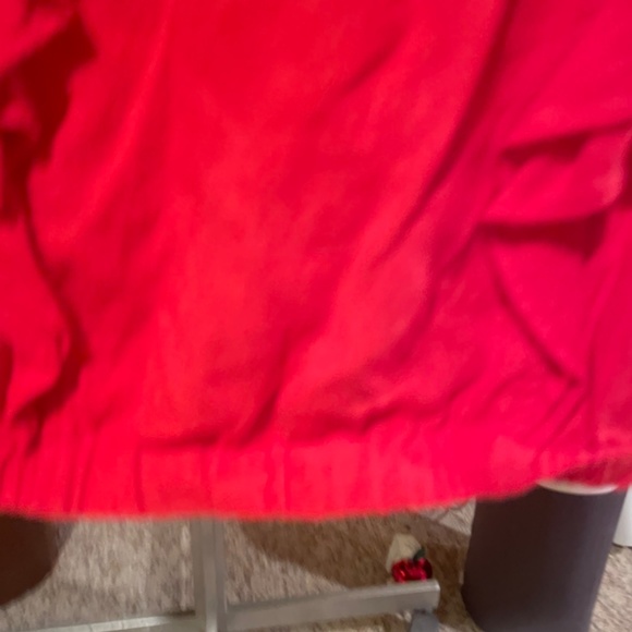 Red, elastic Express top. Unique. - Picture 3 of 5